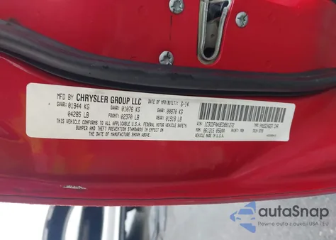 2014 Dodge Dart Se z USA, uszkodzony, nr VIN 1C3CDFAA3ED891272